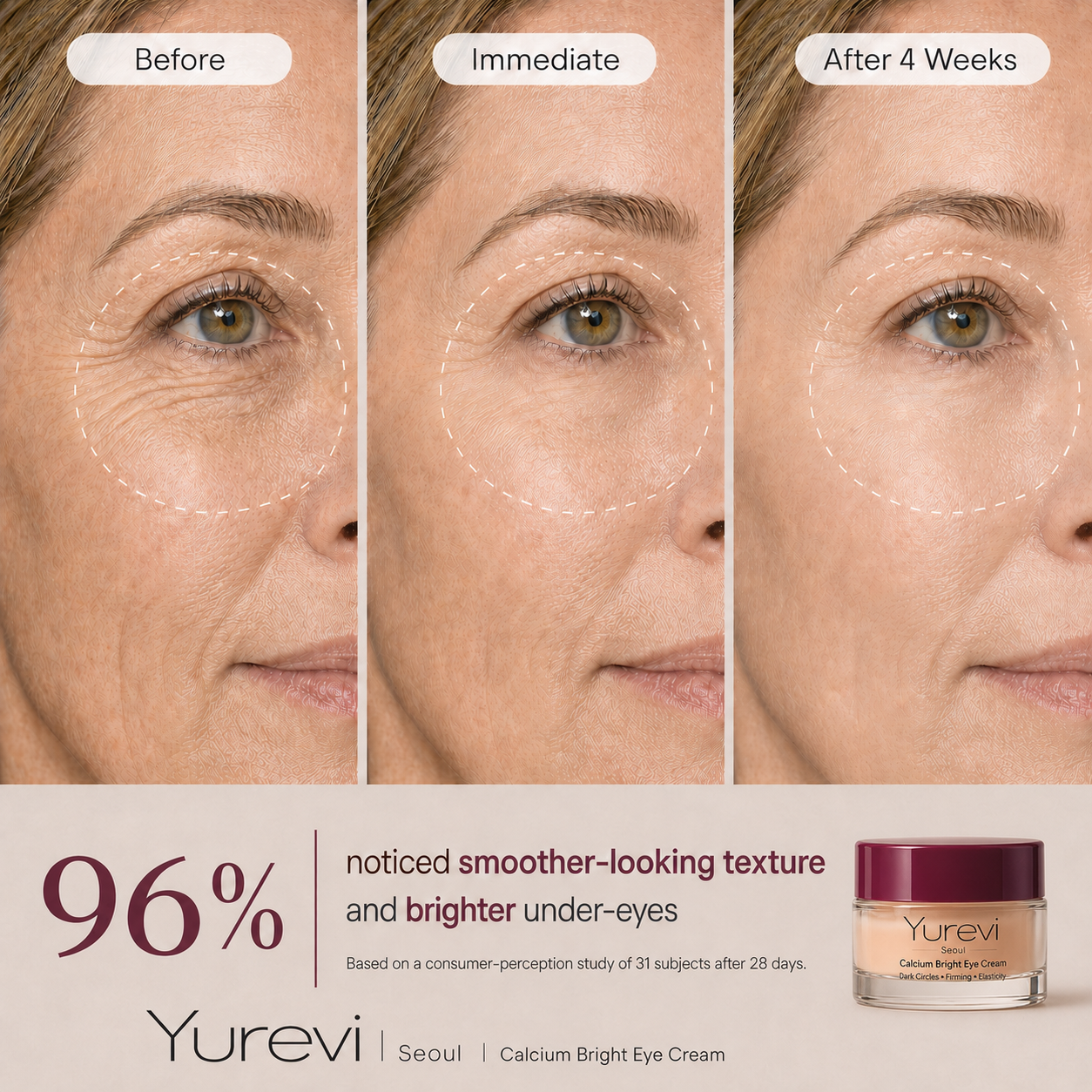 Yurevi Seoul Calcium Bright Eye Cream