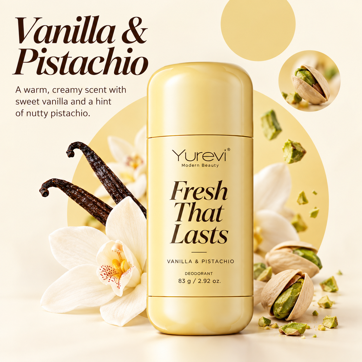 Brightening Deodorant with Kojic Acid + Turmeric