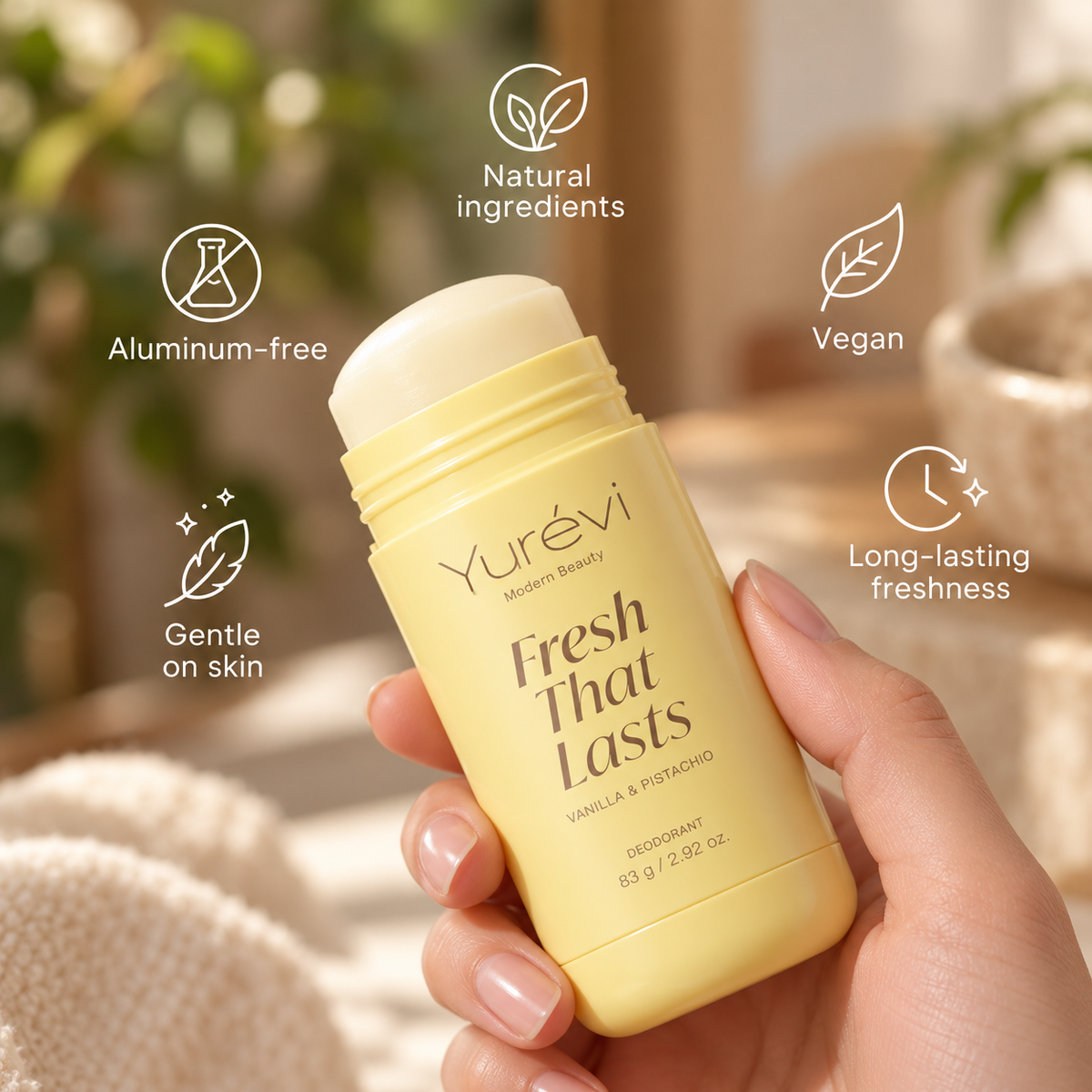 Brightening Deodorant with Kojic Acid + Turmeric